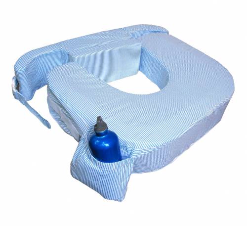 My Brest Friend Nursing Pillow Twin - Blue Stripes